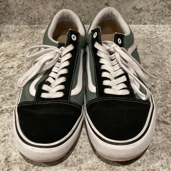 Vans | Shoes | Mens Off The Wall Suede Canvas Green And  display picture 3